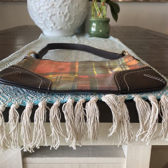 Dooney & Burke Purse (Multi-Color / Lady Bug) w/Gold Hardware. - Picture 8 of 11